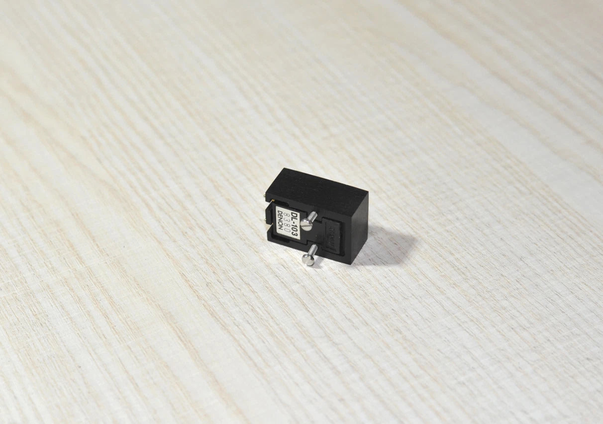 Custom-Made Ebony Wood Body for DENON DL 103 Series Cartridge (Top fixing, no adhesive)