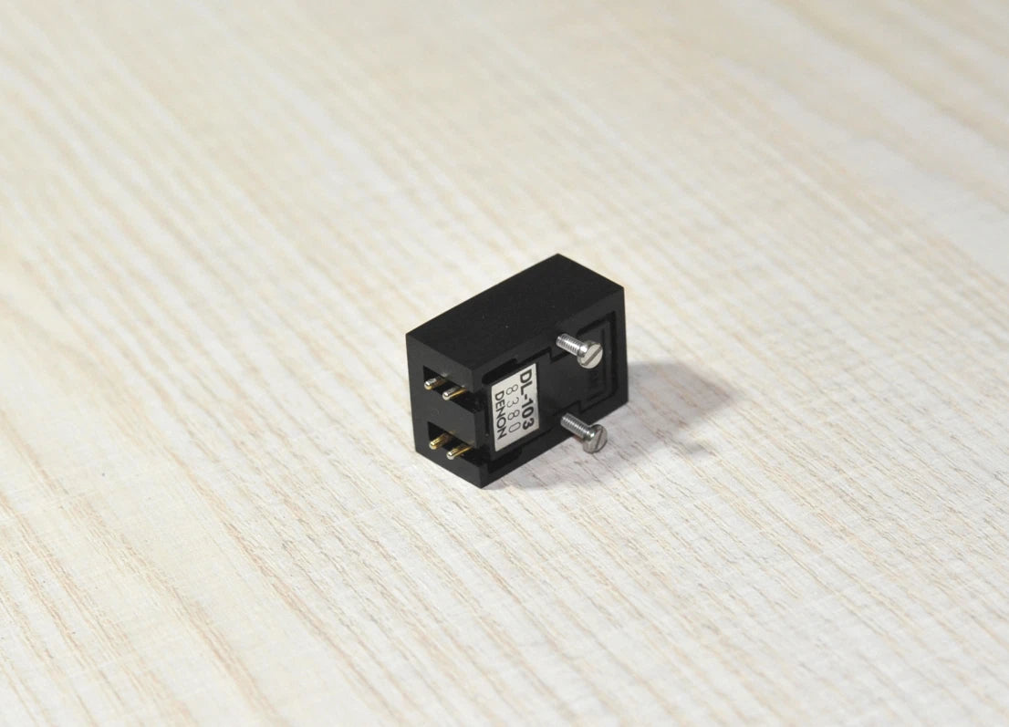 Custom-Made Ebony Wood Body for DENON DL 103 Series Cartridge (Top fixing, no adhesive)