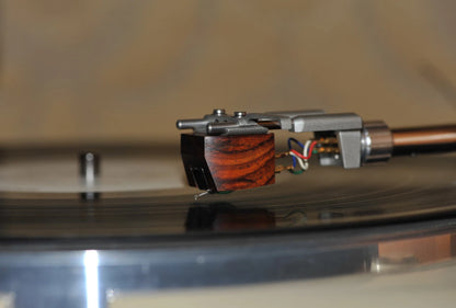 Custom-Made Cocobolo Wood Body for Audio-Technica AT-VM95 Cartridge (MC Design)