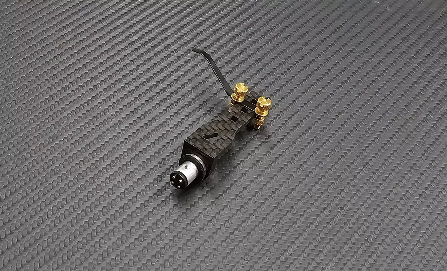 ULTRA LIGHT (5gr) Carbon Headshell for light-weight Tonearms made of Real Racing Carbon