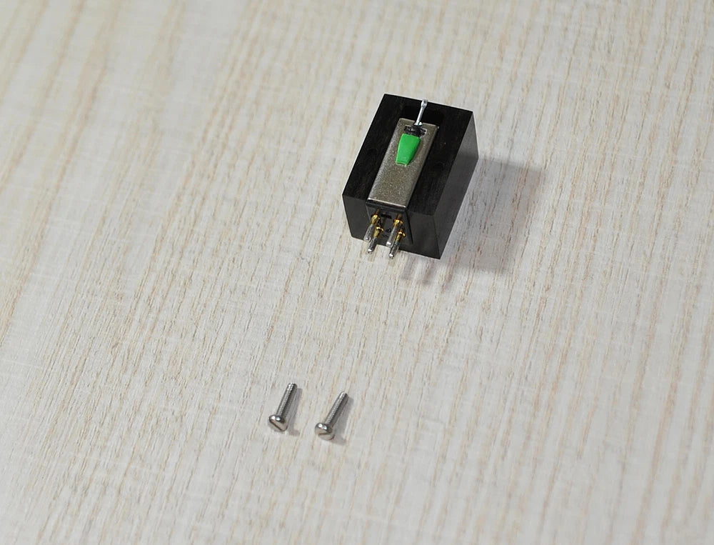 Custom-Made Ebony Wood Body for Audio-Technica AT95 & AT-VM95 Series Cartridge (MC Design)