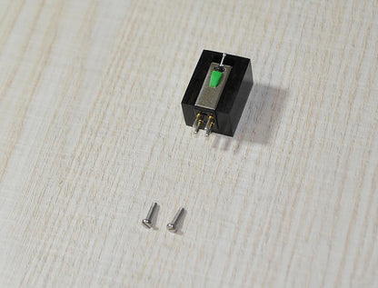 Custom-Made Ebony Wood Body for Audio-Technica AT95 & AT-VM95 Series Cartridge (MC Design)