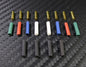 High Quality 24K Gold Plated Connector Clips &amp; Tubes for Phono Cartridge New Design
