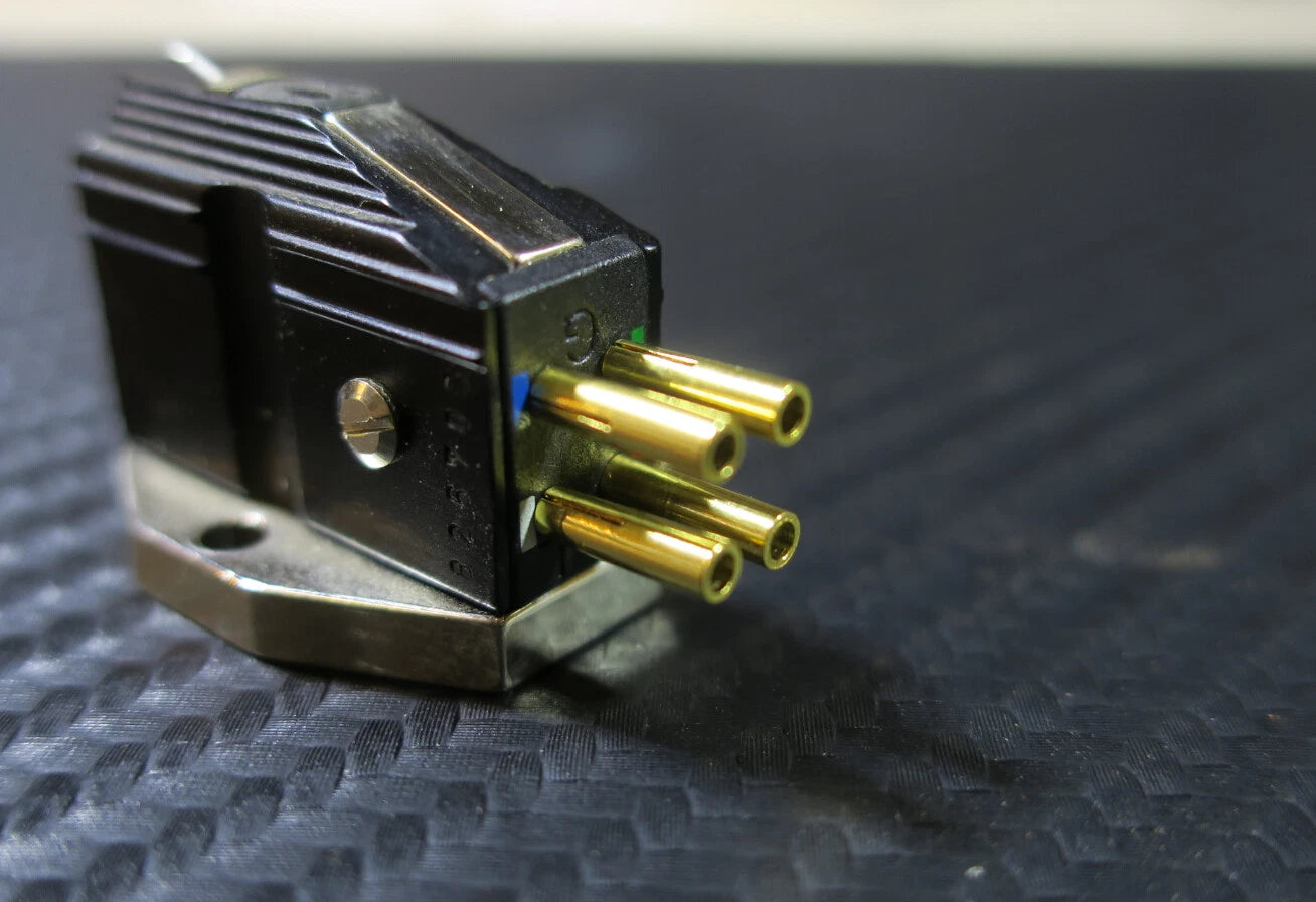High Quality 24K Gold Plated Connector Clips &amp; Tubes for Phono Cartridge New Design
