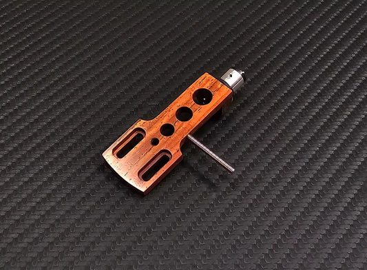 Custom-Made Cocobolo Wood Headshell "Techno" for Tonearms with SME Connector Type