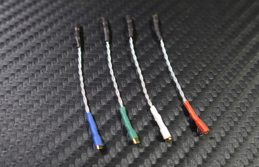 Furukawa High Quality 5N Pure Silver Lead Wires with 24K Gold plated Pins for Phono Cartridge / Headshell