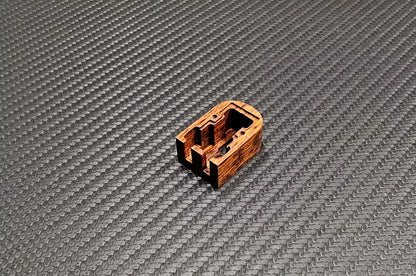 Custom-Made Snake Wood Body for DENON DL 103 Series Cartridge (Top fixing, no adhesive)