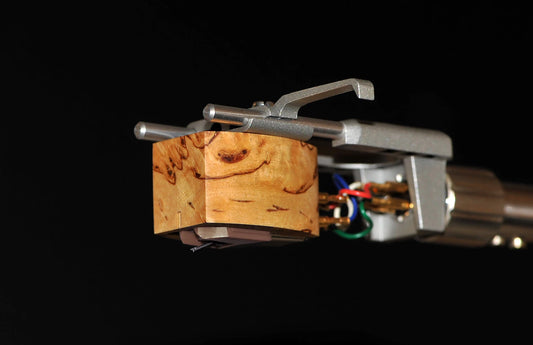 Custom-Made Karelian Birch Wood Body for Audio-Technica AT-VM95 Cartridge